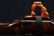 Walnut Burl Native American Flute, Minor, Mid B-4, #F7E